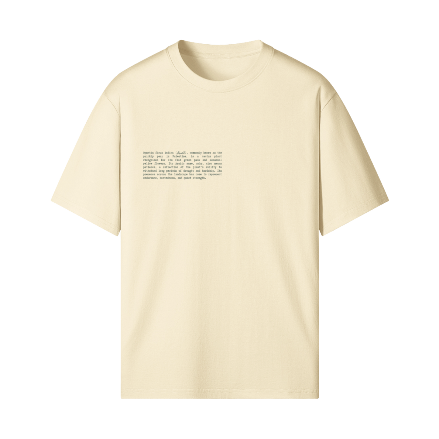 Cactus Flower T-Shirt in Beige