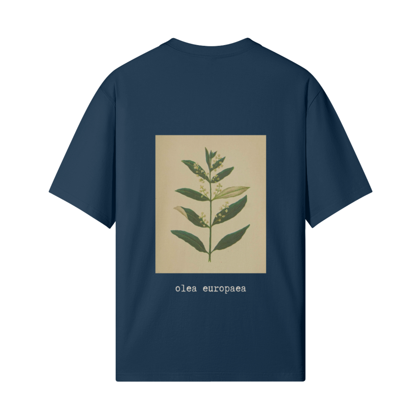 Olive Flower T-Shirt in Blue