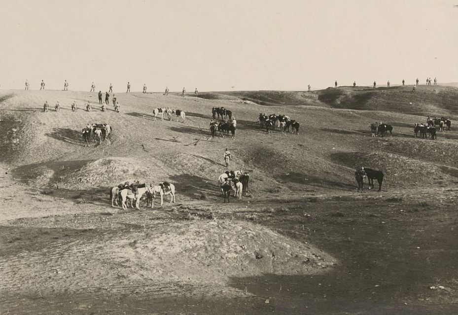 Historical view of Beersheba (Bir al-Sabi), the Negev gateway city of Palestine