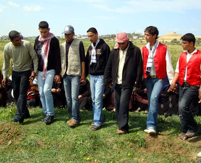 Palestinian dabke — the national folk dance performed at communal celebrations
