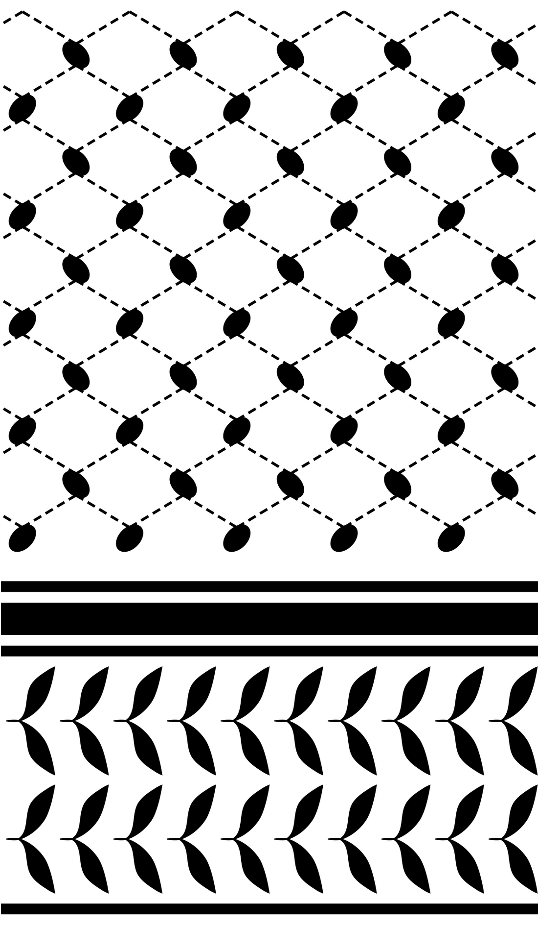 Palestinian keffiyeh — the iconic black-and-white checked headscarf