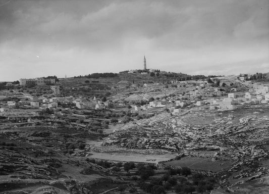 1940s photograph of the hill town of Bethany (Al-Eizariya), Abu Dis's immediate neighbor on Jerusalem's eastern ridge