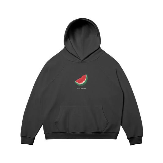 Palestine apparel featuring the watermelon symbol, part of the FALASTIN Palestinian Hoodies collection
