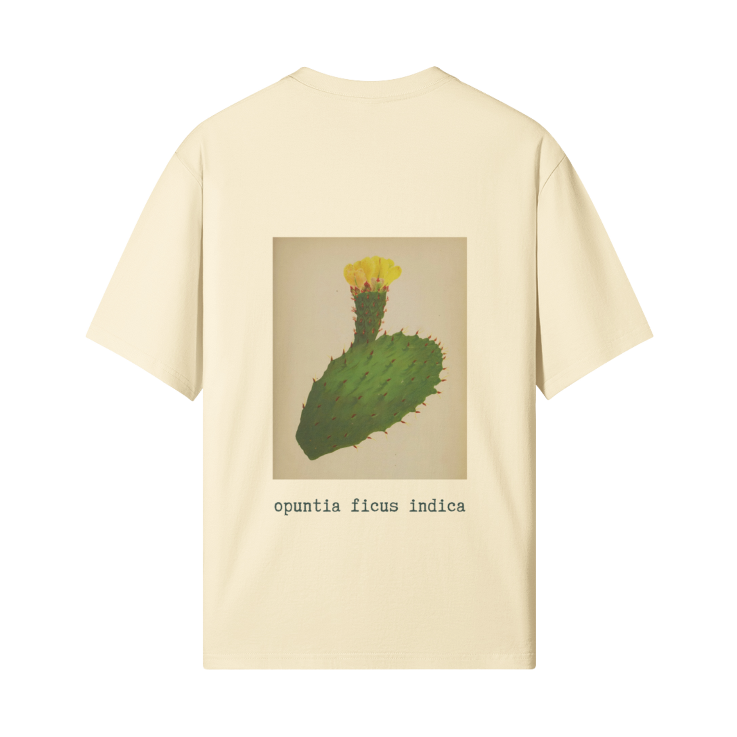 Cactus Flower T-Shirt in Beige