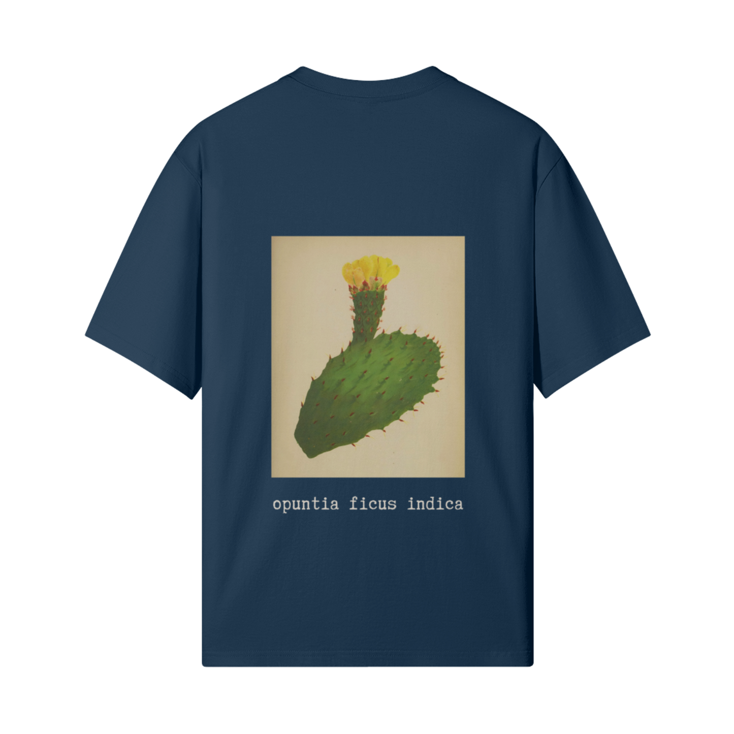 Cactus Flower T-Shirt in Blue