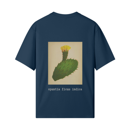 Cactus Flower T-Shirt in Blue