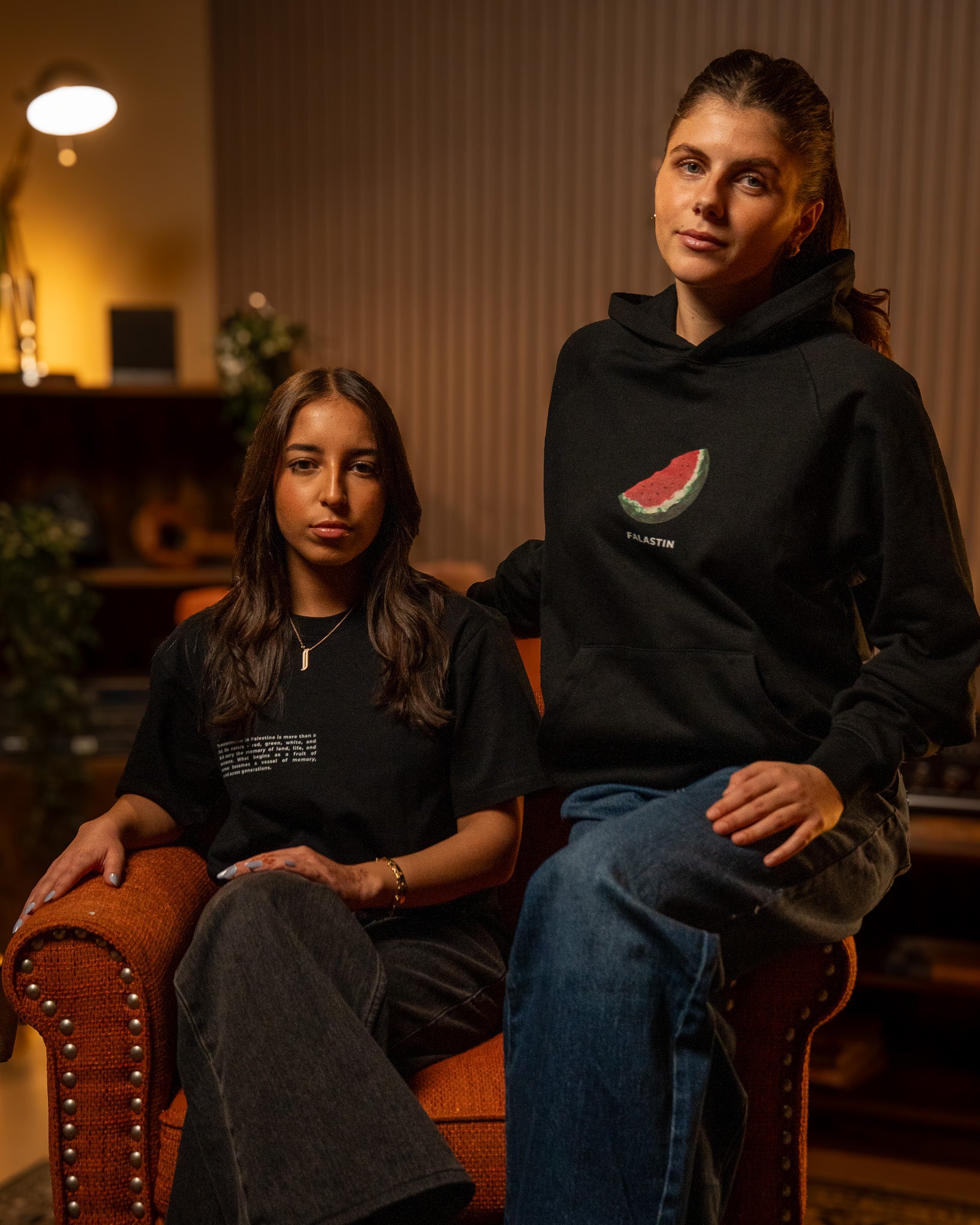 Watermelon Hoodie, Palestinian heritage clothing by FALASTIN