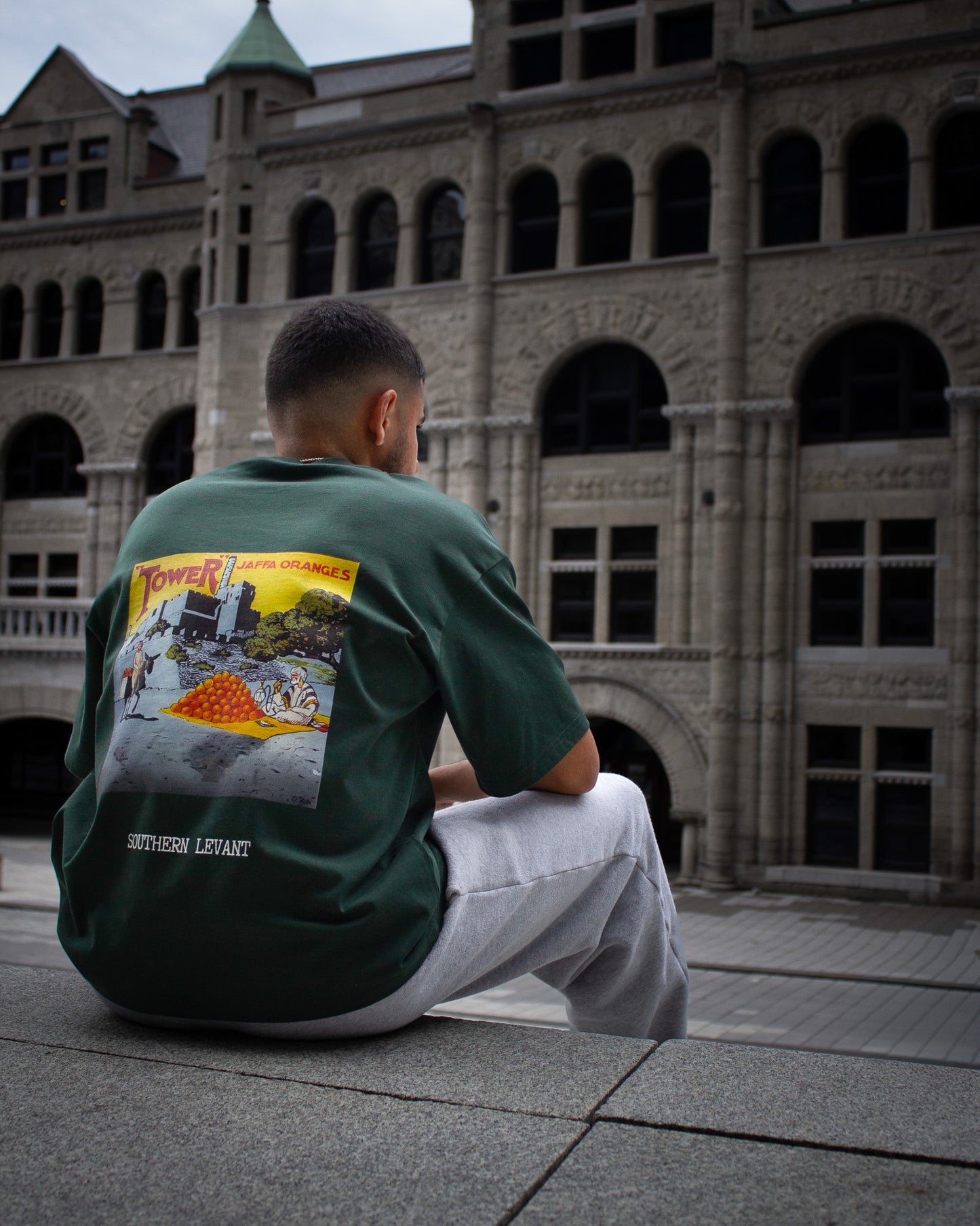 Jaffa Orange T-Shirt, Palestinian heritage clothing by FALASTIN