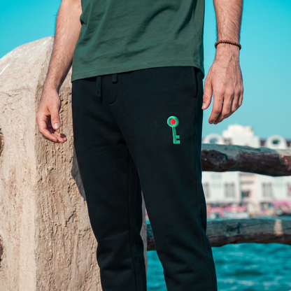 Key Sweatpants, Palestinian heritage clothing by FALASTIN