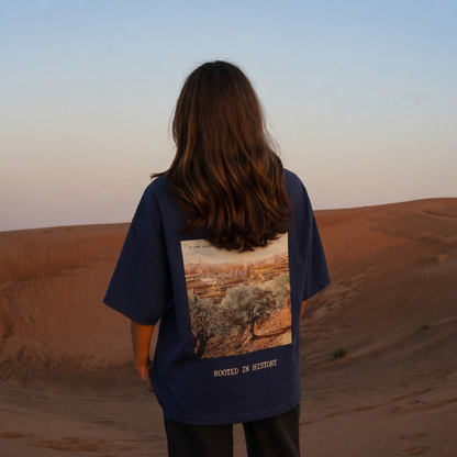 Olive Tree T-Shirt, Palestinian heritage clothing by FALASTIN