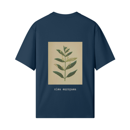 Olive Flower T-Shirt in Blue