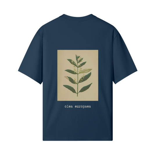 Olive Flower T-Shirt in Blue