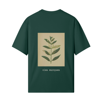 Olive Flower T-Shirt in Green