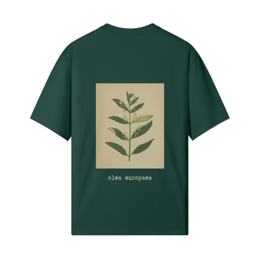 Olive Flower T-Shirt in Green