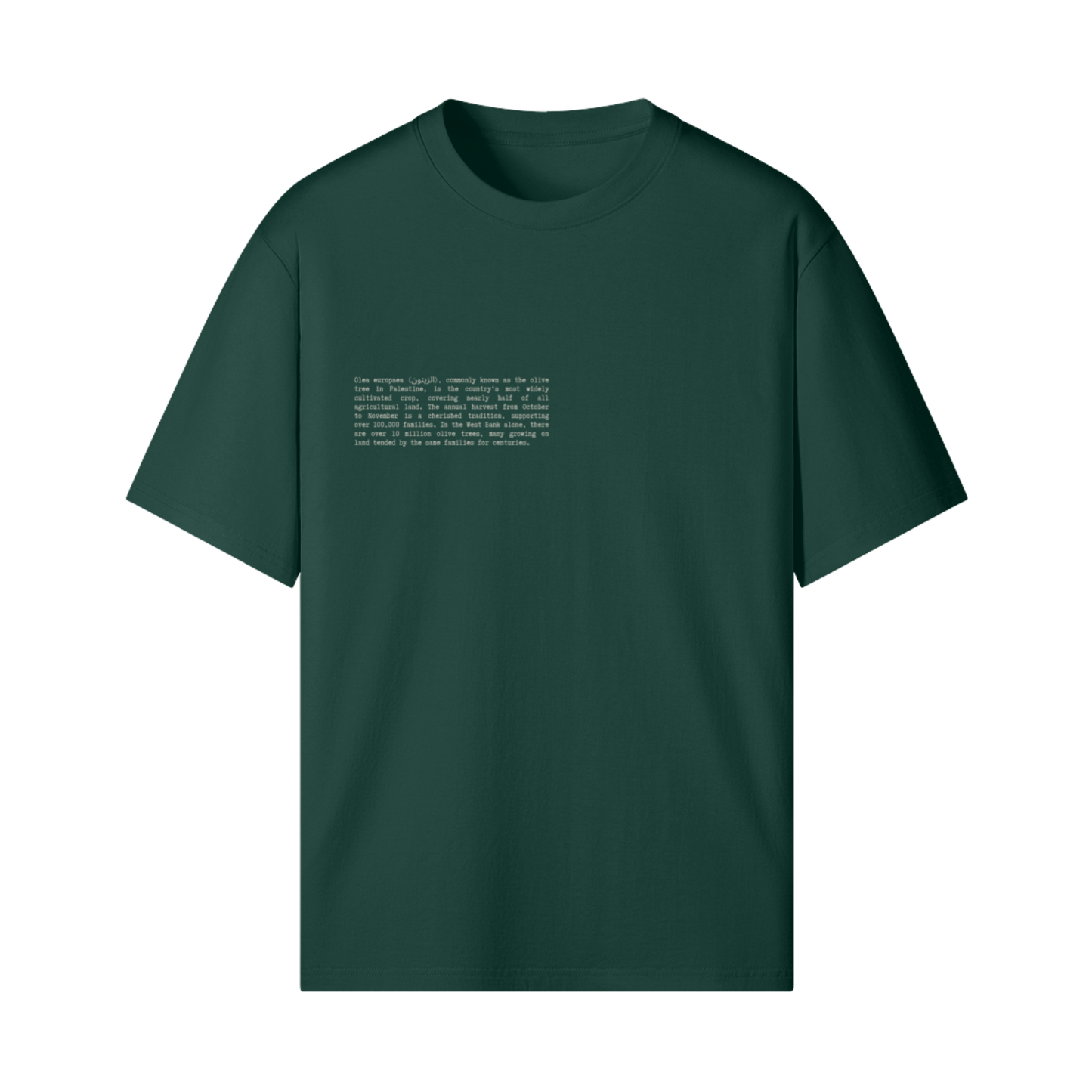 Olive Flower T-Shirt in Green